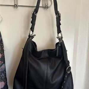 Coach Peyton hobo bag black